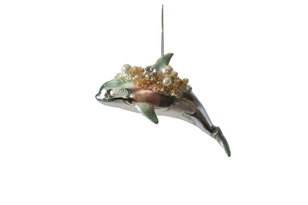 Ganz MX178809 Dolphin Ornament, 2.75-inch Height