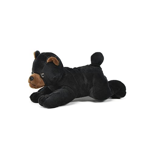 Unipak 2811BK Flopsies Black Bear Plush, 8-inch Length