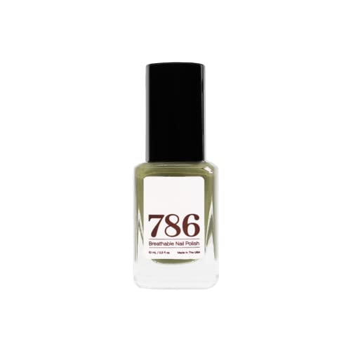 786 Cosmetics Breathable Nail Polish - Vegan Nail Polish, Cruelty-Free, Healthy, Halal Nail Polish, Fast-Drying Nail Polish (Gaza)