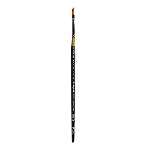 KingArt Original Gold 9800 Series , Premium Artist Brush, Golden TAKLON Dagger-Size: 1/8