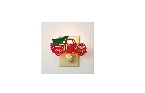 CTW 860308 Night Light with Christmas Red Truck, 5-inch Width