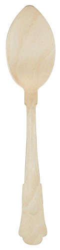 Esschert Design C2093 Disposable Wooden Spoon, One Set