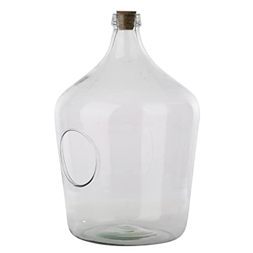AC-D√©co Esschert Design AGG86 Glass Front Open Terrarium Bottle, Clear - Extra Large