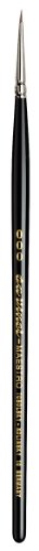 Gregory Daniels Fine Arts da Vinci Brushes da Vinci Series 10 Maestro Paint Brush, Kolinsky Red Sable, Size 3/0 Watercolor Round