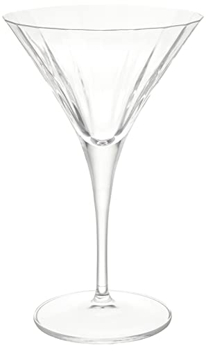 Luigi Bormioli Rocco Bach 8.25 oz Martini Glasses, Set of 4, Clear