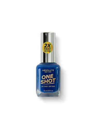 Absolute New York One Shot Nail Polish (Royal Blue)