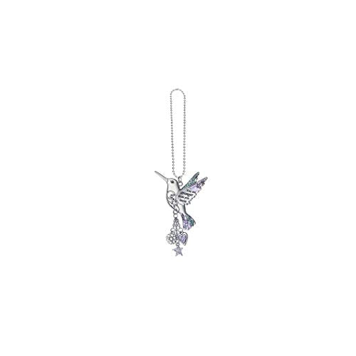 Ganz ER61335 Hummingbird Car Charm, 6-inch Length, Multicolor (You are Stronger Than You Know)