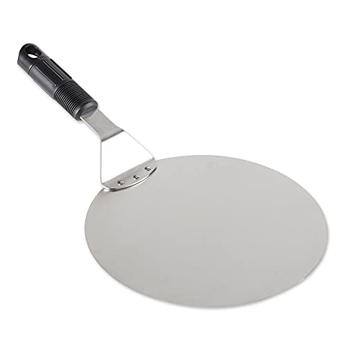 RSVP International Endurance Stainless Steel Oven Spatula, 10" | Wide Spatula Lifts Cakes, Cookies, Pizzas & More | Dishwasher Safe & Heat Resistant | Angled for Maximum Control