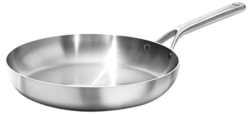Cookware Company OXO Mira Tri-Ply Stainless Steel, 12" Frying Pan Skillet, Induction, Multi Clad, Dishwasher and Metal Utensil Safe