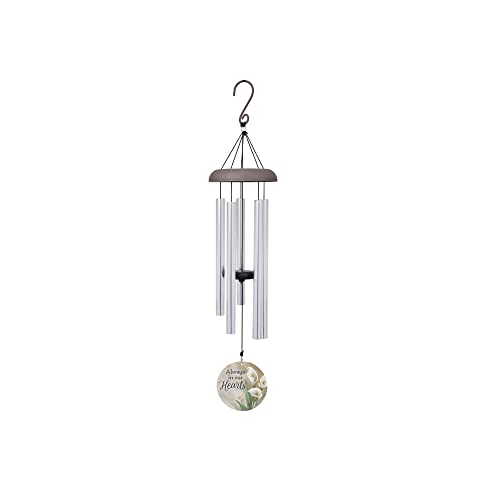Carson Home 61111 in Our Hearts Picture Perfect Chime, 30-inch Length, Aluminum, Industrial Cord and Adjustable Striker