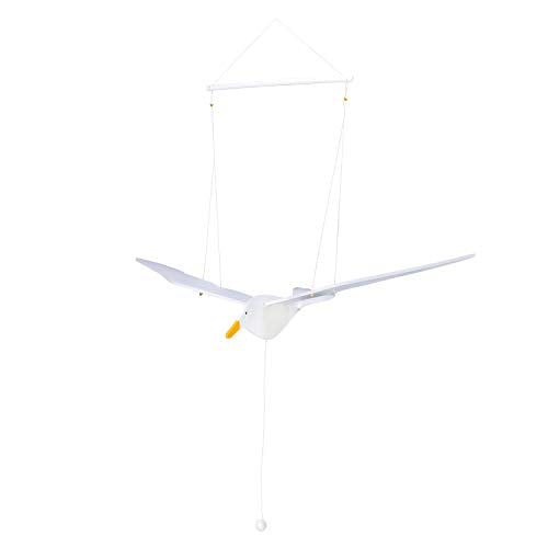 Beachcombers 03329 Wood Flying Seagull Drop, White