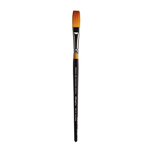 KingArt Original Gold 9100 Series , Premium Artist Brush, Golden TAKLON ONE Stroke-Size: 1/2