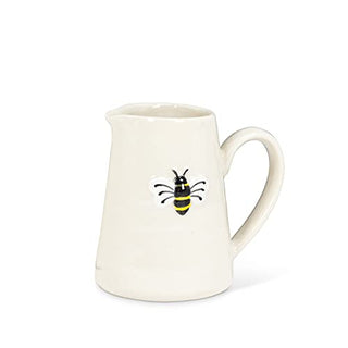Abbott Collection  27-SMIDGE Bee Mini Jug, Ivory