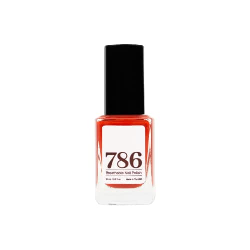 786 Cosmetics Breathable Nail Polish - Vegan Nail Polish, Cruelty-Free, Healthy, Halal Nail Polish, Fast-Drying Nail Polish (Marrakech)