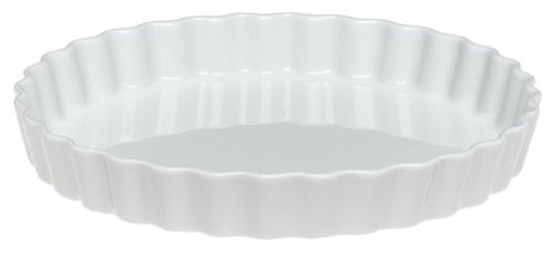 Pillivuyt Porcelain 11-Inch Fluted Tart/Flan Baker
