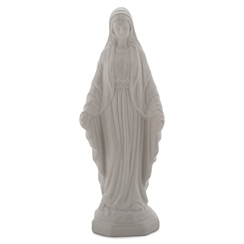 Napco Virgin Mary Figure Lady of Grace White Porcelain 9.5 "