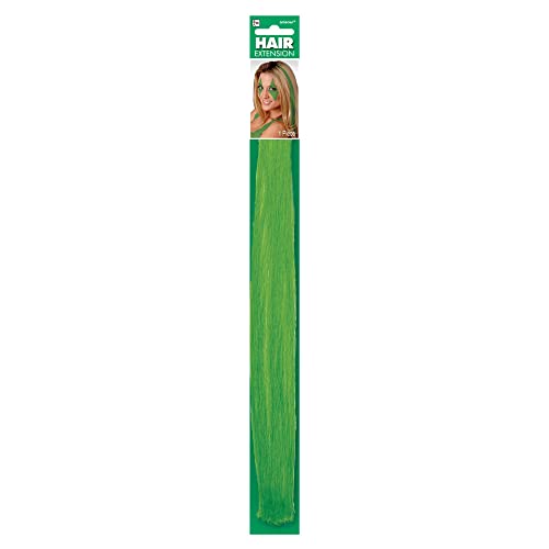 Amscan Long Synthetic Hair Extension, Green