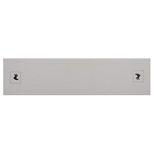 Home Collection by Raghu Grey Farmhouse Living Light 54" Table Runner