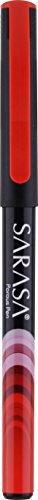 Zebra Pen Sarasa Fineliner Pen, 0.8mm, Red, 12-Count