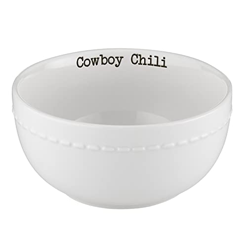 47th & Main Football Themed Ceramic Serveware, Chili Bowl, Cowboys