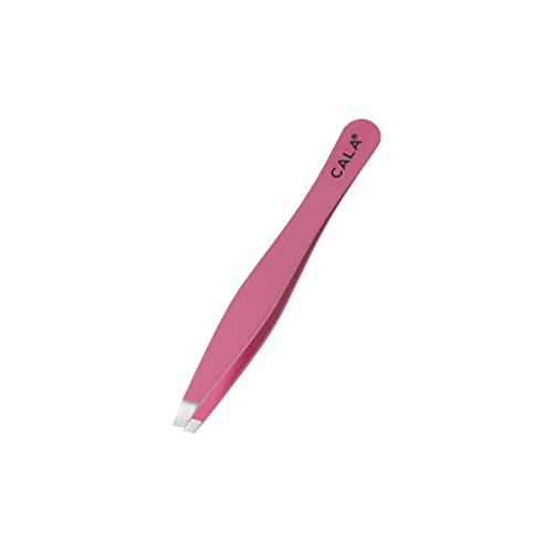 Cala Pro pink slanted tweezers