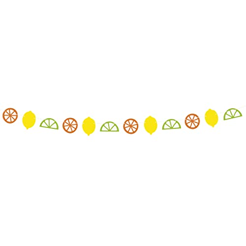 Unique Industries Unique 16448 Paper Garland-1.82 m-Citrus Fruit Summer Party-1 Count (Pack of 1), Multicolour