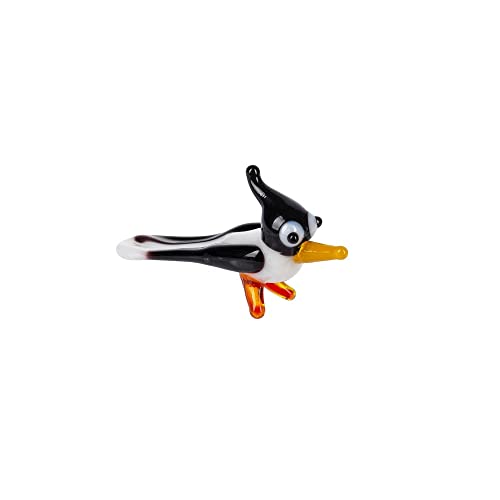 Ganz Miniature World - Wood Pecker, Glass, 0.75 Inch Height, Multicolor