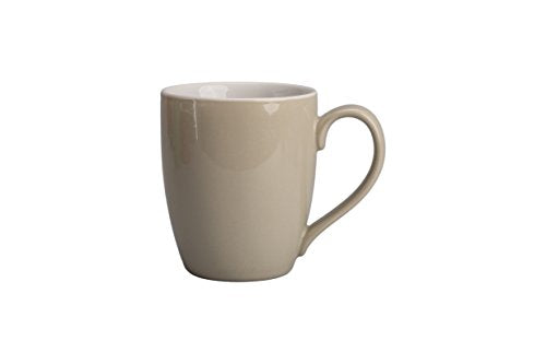 BIA Cordon Bleu Seasons 16-Ounce Bistro Mug, Set of 4, Taupe/White