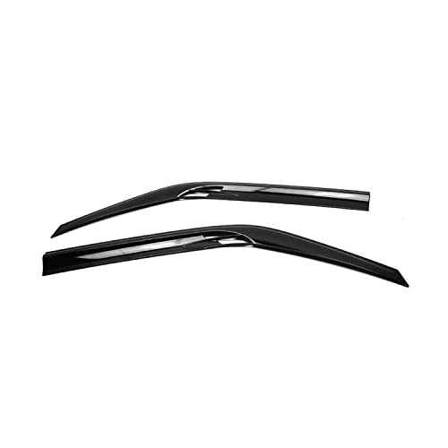 OMAC USA Window Visor Vent Sun Shade Rain Guard 2pcs Fits Dodge Mercedes Benz Sprinter W906 2006-2018 | Ventvisor Side Window Deflector Black Smoke | 2 Pcs Rain Guards