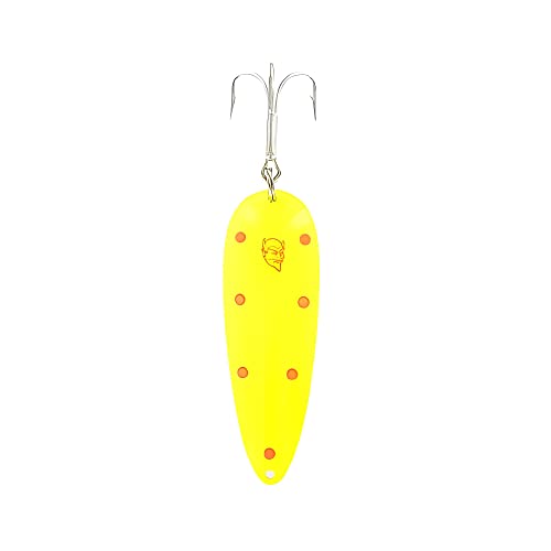 Dardevle 828 Dardevle Midget - Chartreuse w/Red Dots 3/16 oz. - 1 3/8" x 5/8"