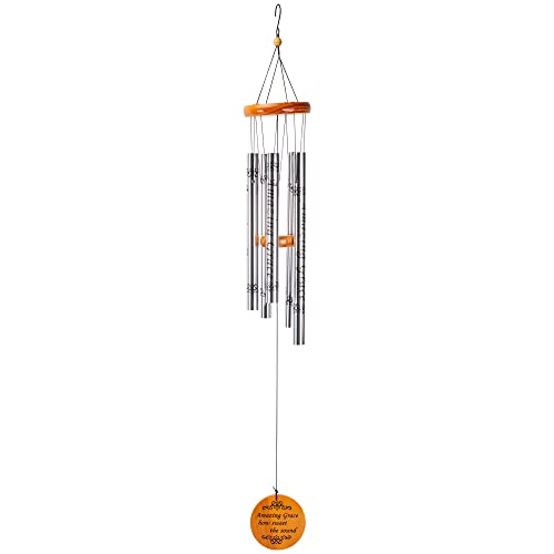 Napco Amazing Grace 40 x 5.5 Metal Outdoor Wind Chime Noisemaker