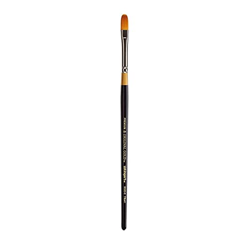 KingArt Original Gold 9500 Series , Premium Artist Brush, Golden TAKLON Filbert-Size: 8, 8