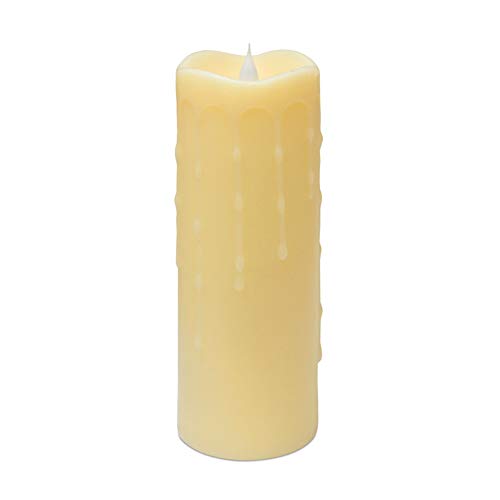 Melrose International 58654 Simplex LED Dripping Candle with Moving Flame