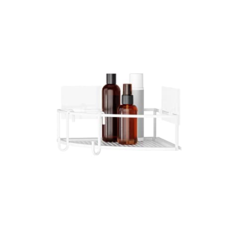 Umbra Cubiko Shower Bin Caddy Set, White