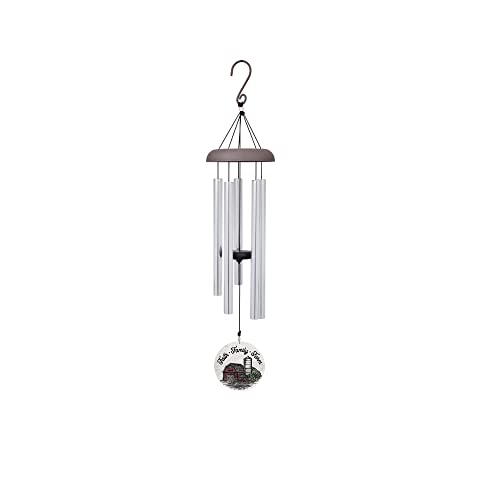 Carson Home 61113 Faith Family Farm Picture Perfect Chime, 30-inch Length, Aluminum, Industrial Cord and Adjustable Striker