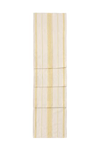 Emme Yellow Stripe Table Runner - Shiraleah