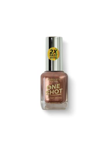 Absolute New York One Shot Nail Polish (Silk Beige)