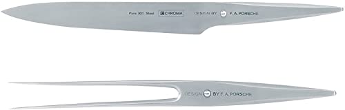 Chroma USA Chroma by F. A. Porsche Type 301 Carving Fork and 8-Inch Chef&