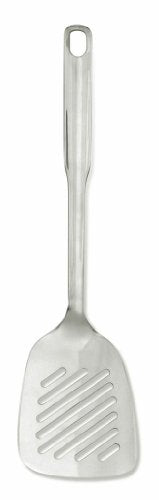 Norpro Slotted Stainless Steel Turner, 13.5-Inch, 13.5in/34cm, Silver