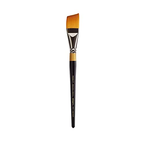 KingArt Original Gold 9400 Series , Premium Artist Brush, Golden TAKLON Angular Shader-Size: 1, 1