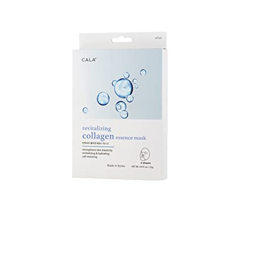 Cala Collagen essence facial mask sheets 5 count, 5 Count