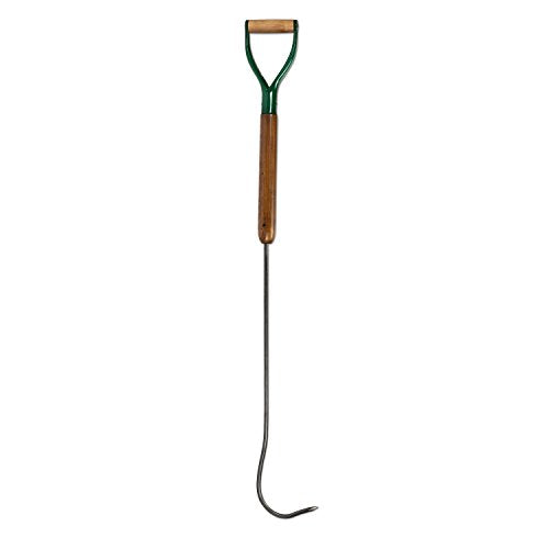 Abbott Collection  27-Iron AGE/372 Campfire Log Tool, 46 inches L, Dark Brown/Green