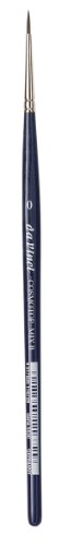 Gregory Daniels Fine Arts da Vinci Watercolor Series 5530 CosmoTop Mix B Paint Brush, Round Synthetic/Natural Mix, Size 0