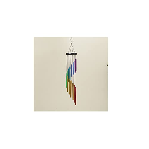 Gerson International Rainbow Wind Chime, 28.3-inch Height, Metal