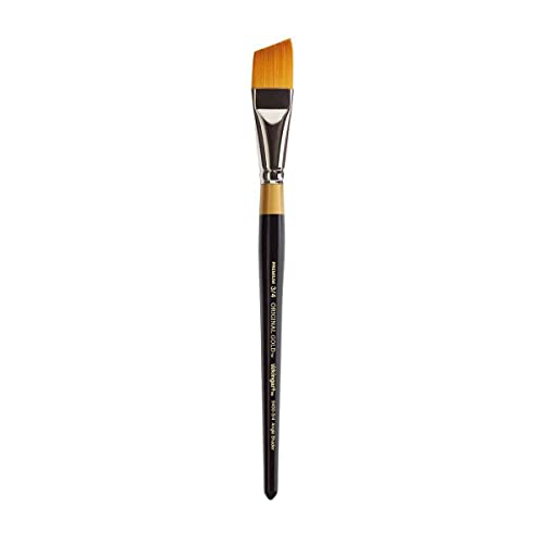 KingArt Original Gold 9400 Series , Premium Artist Brush, Golden TAKLON Angular Shader-Size: 3/4