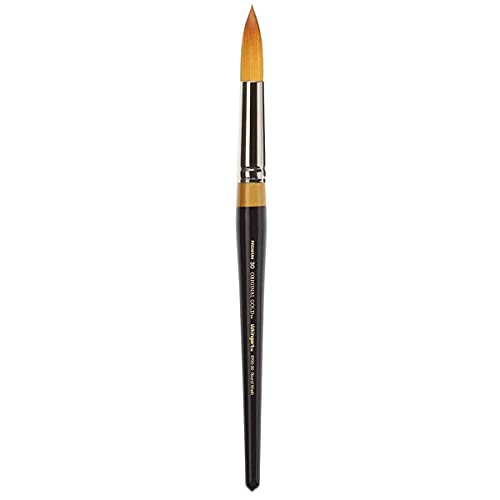 KingArt Original Gold 9700 Series , Premium Artist Brush, Golden TAKLON Round WASH-Size: 30