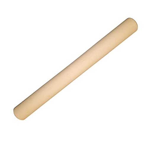 Frieling Crafted in the USA Maple Rolling Pin, Classic Baker Straight, 2-Inch by 18.5-Inch