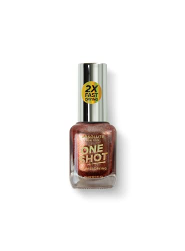 Absolute New York One Shot Nail Polish (Silk Burgundy)