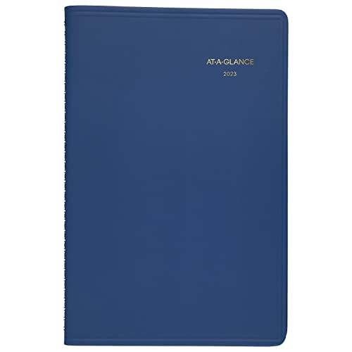 ACCO (School) 2023 Weekly Appointment Book & Planner by AT-A-GLANCE, 5" x 8", Small, Fashion, Blue (7010820)