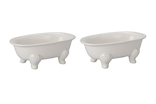 BIA Cordon Bleu 404450S2SIOC Gifts Bathtub Set of 2, 8 oz, White